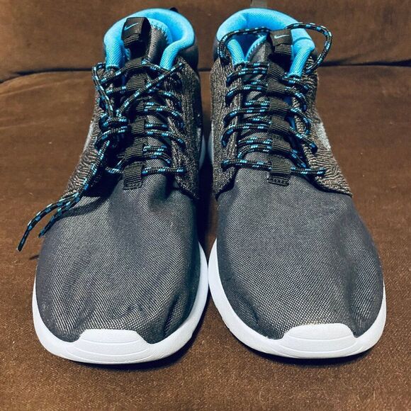 NIKE ROSHE RUN ROSHERUN MID QS PARIS CITY PACK ANTHRACITE BLACK BLUE HERO DS 9 - Picture 2 of 8